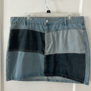 Denim Mini Skirt